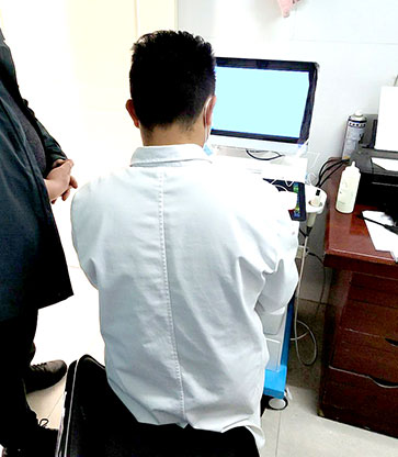超声波骨密度检测仪品牌国康销售设备给贵州瓮安仁爱医院