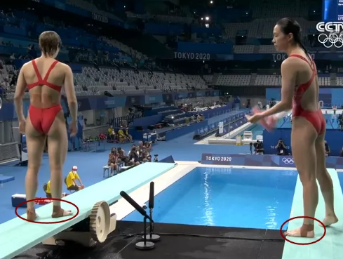 超声骨密度仪厂家小编看到奥运两位跳水姑娘的脚踝，瞬间破防！